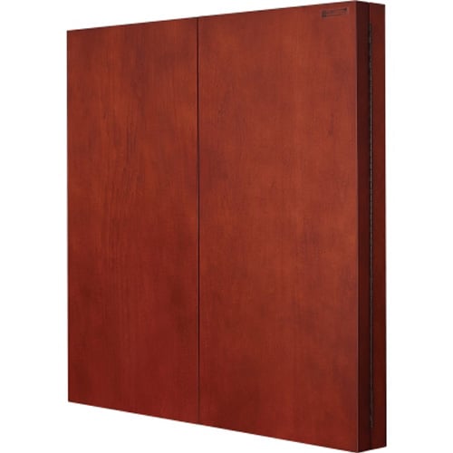Best-Rite 3' x 3' Executive Mahogany Conference Room Cabinet - 841C