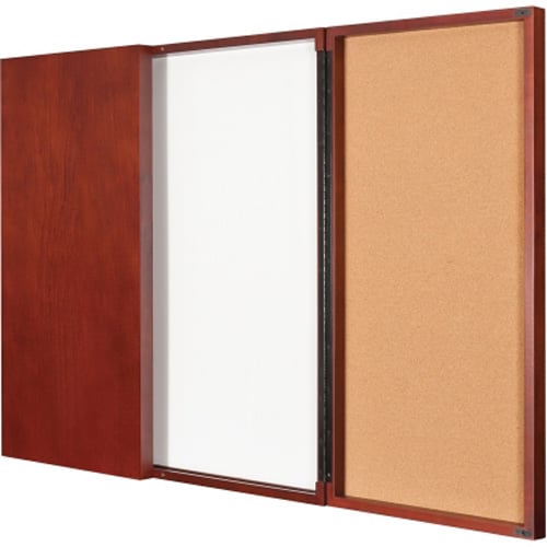 Best-Rite 3' x 3' Executive Mahogany Conference Room Cabinet - 841C