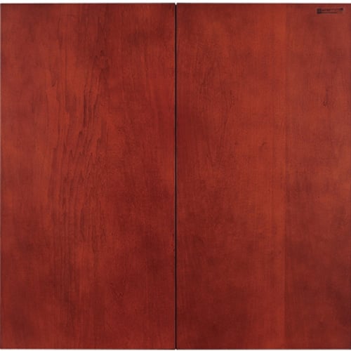 Best-Rite 3' x 3' Executive Mahogany Conference Room Cabinet - 841C