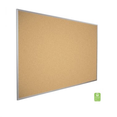 Best-Rite 3' x 4' Natural Add-Cork Bulletin Board with Aluminum Frame
