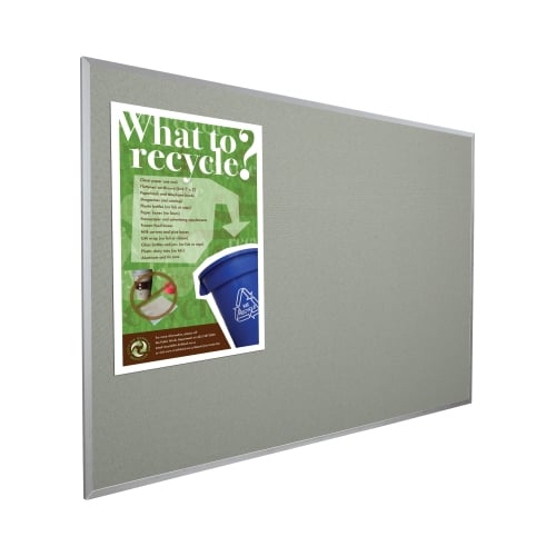 Best-Rite 4' x 6' Fab-Tak Fabric Covered Tackboard with Aluminum Frame