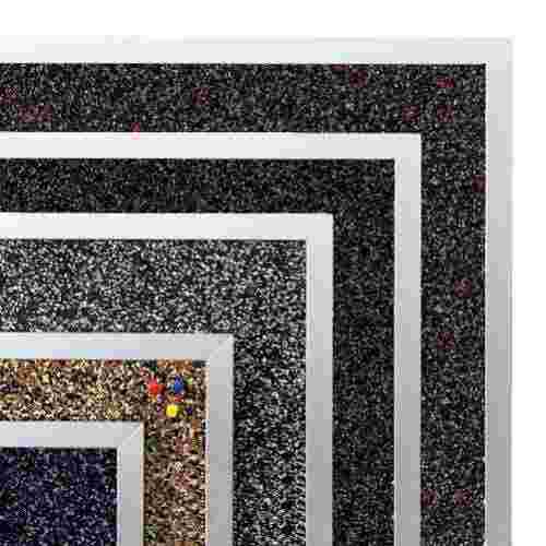 Best-Rite 4' x 10' Rubber Tak Bulletin Board with Euro Trim