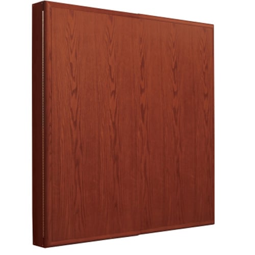 Best-Rite 4' x 4' Deluxe Mahogany Conference Room Cabinet - 842C