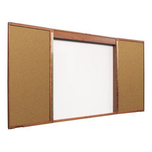 Best-Rite 4' x 4' Deluxe Oak Conference Room Cabinet