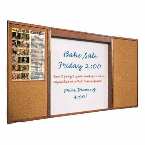 Best-Rite 4' x 4' Deluxe Oak Conference Room Cabinet