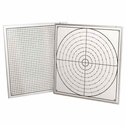 Best-Rite 4' x 4' Porcelain Steel Coordinate Graphing Markerboard