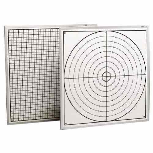 Best-Rite 4' x 4' Porcelain Steel Coordinate Graphing Markerboard