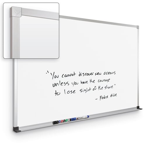 Best-Rite 4' x 6' Dura-Rite Whiteboard with ABC Trim