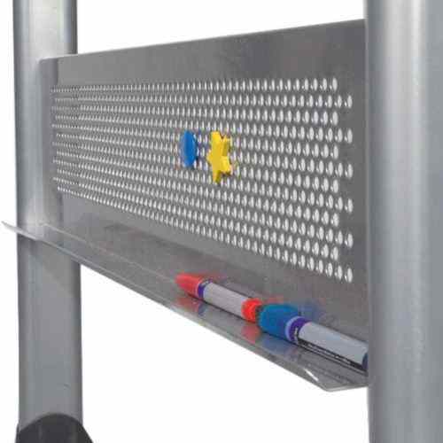 Best-Rite 4' x 6' Platinum Reversible 2-Sided Porcelain Whiteboard with Aluminum Frame