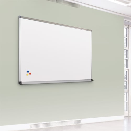 Best-Rite 4' x 8' Porcelain Steel Markerboard with Deluxe Aluminum Trim