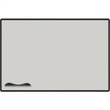 Best-Rite 4' x 8' Projection Plus Multimedia Whiteboard with Black Presidential Trim