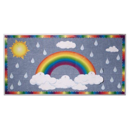 Best-Rite 4' x 8' Vinyl Add-Cork Tackboard Bulletin Board