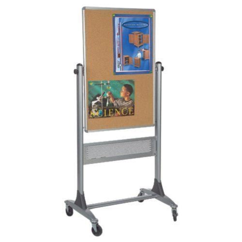 Best-Rite 40" x 30" Platinum Reversible 2-Sided Porcelain Whiteboard with Aluminum Frame