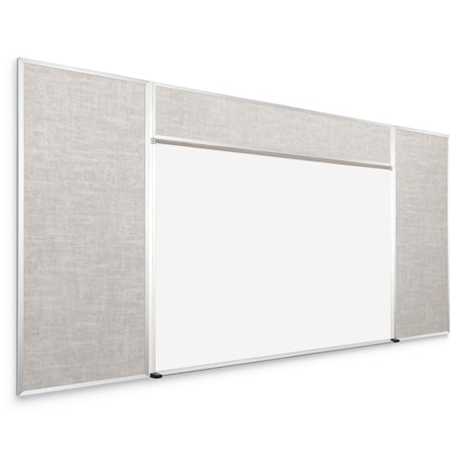 Best-Rite 5' x 10' Type H Combo-Rite Porcelain Whiteboard and Tackboard