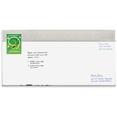 Best-Rite 5' x 8' Type C Combo-Rite Porcelain Whiteboard and Tackboard