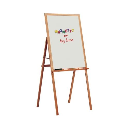 Best-Rite 69" x 30" Natural Oak Wood Presentation Easel