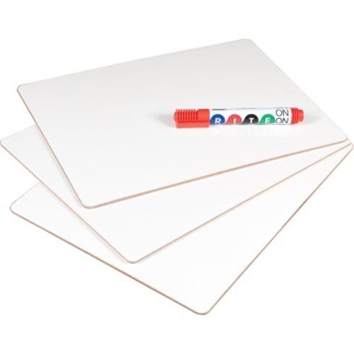 Best-Rite 9" x 12" Dry-Erase Lap Boards - 48pk