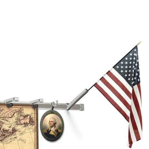 Best-Rite 10' x 1" Ash Colored Cork Bulletin Board Map Rails - 6pk
