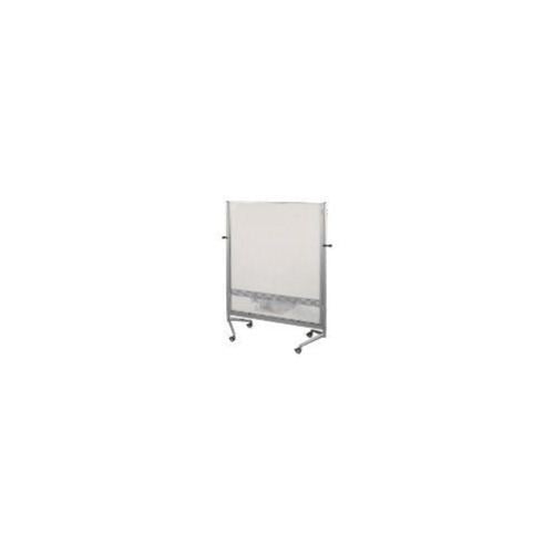 Best-Rite D.O.C. Partition 6' x 4' Divider Dura-Rite Markerboard / Natural Cork Board