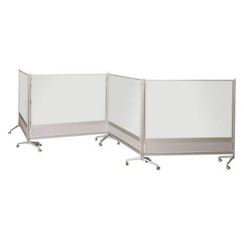 Best-Rite D.O.C. Partition 6' x 8' Divider Porcelain Markerboard / Hook and Loop Board