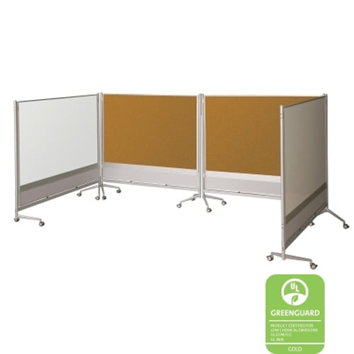 Best-Rite DOC 6' x 4' Divider - Evolution Projection Board / Cork Board