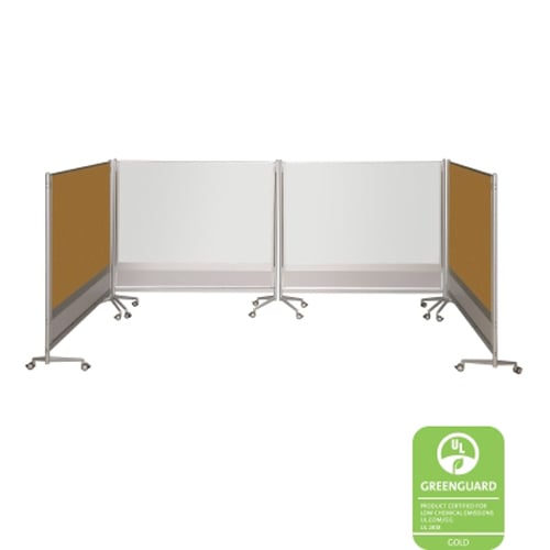 Best-Rite DOC 6' x 4' Divider - Evolution Projection Board / Cork Board