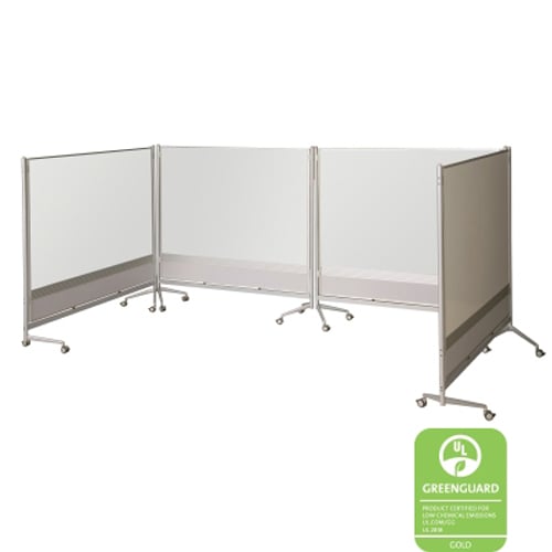 Best-Rite DOC 6' x 8' Divider - Evolution Projection Board / Porcelain Markerboard