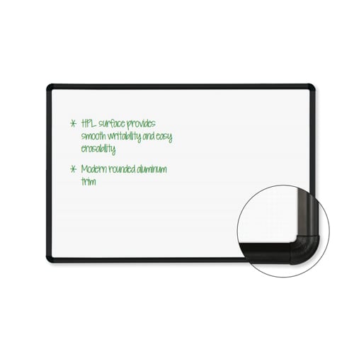 Best-Rite Dura-Rite Whiteboard with Black Presidential Trim