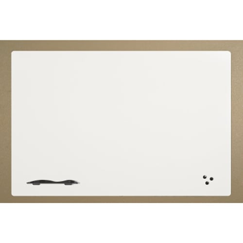 Best-Rite Elemental Frameless Porcelain Steel Whiteboard