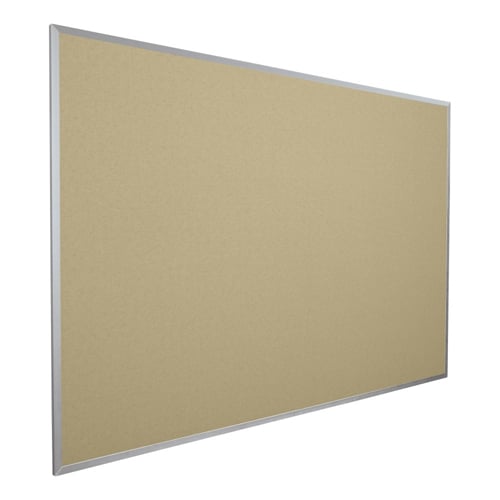 Best-Rite 4' x 4' Fabric Cork-Plate Bulletin Board Tackboard