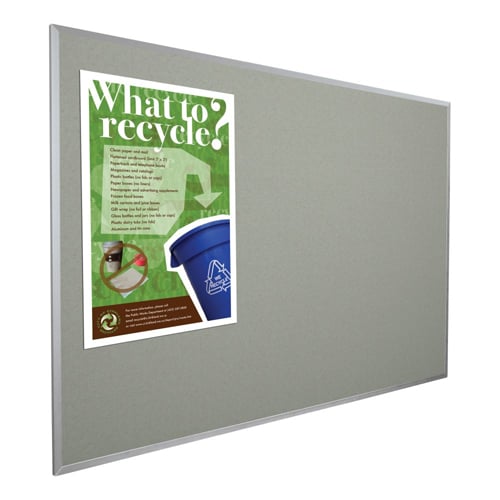 Best-Rite 4' x 12' Fabric Cork-Plate Bulletin Board Tackboard
