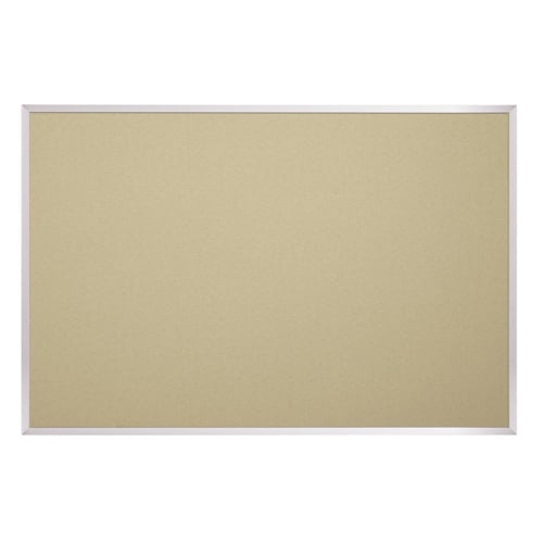 Best-Rite 4' x 5' Fabric Cork-Plate Bulletin Board Tackboard