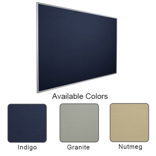 Best-Rite Fabric Cork-Plate Bulletin Board Tackboard