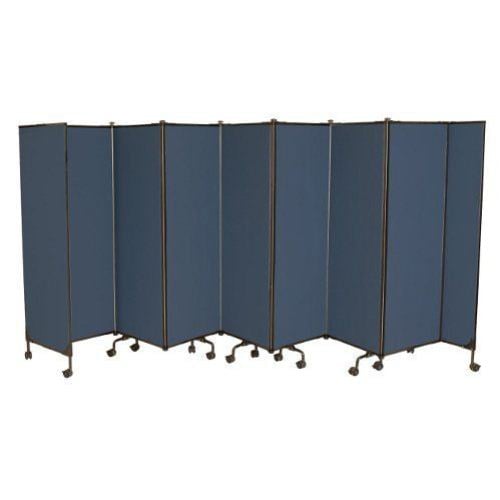 Best-Rite Great Divide 6' Wall System Deep Sea Blue Fabric Add-On Set