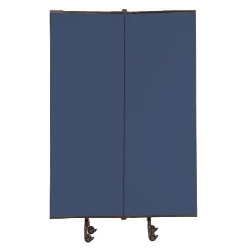 Best-Rite Great Divide 6' Wall System Deep Sea Blue Fabric Starter Set