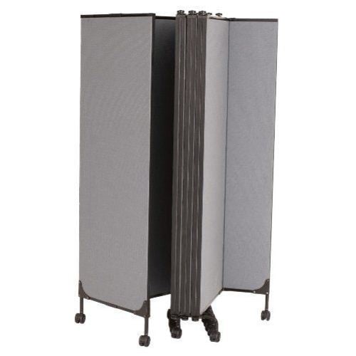 Best-Rite Great Divide 6' Wall System - Medium Gray Fabric Add-On Set