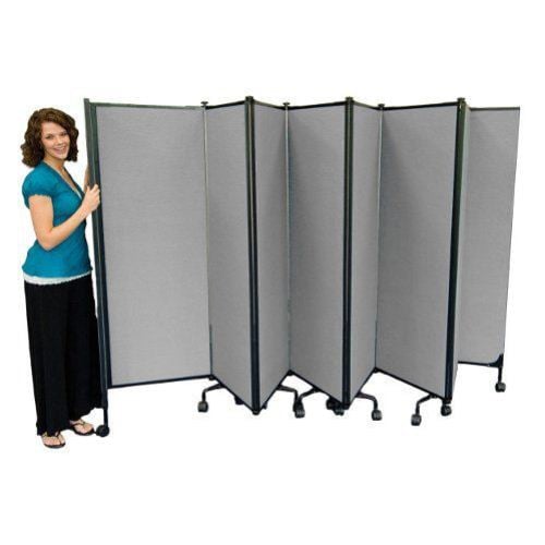 Best-Rite Great Divide 6' Wall System - Medium Gray Fabric Add-On Set
