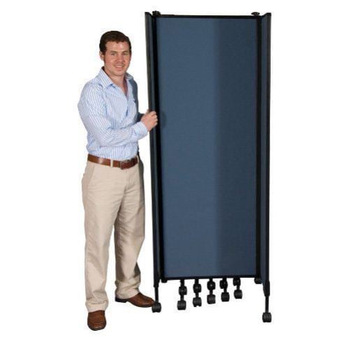 Best-Rite Great Divide 8' Wall System Deep Sea Blue Fabric Add-On Set