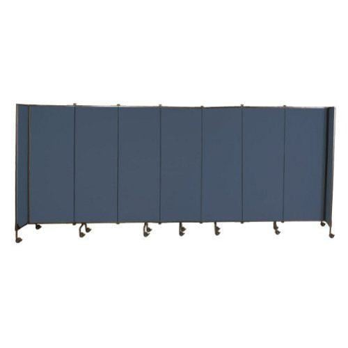 Best-Rite Great Divide 8' Wall System Deep Sea Blue Fabric Starter Set