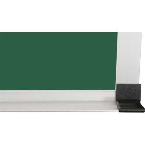 Best-Rite 18" x 24" Green Porcelain Steel Chalkboard with Deluxe Aluminum Trim