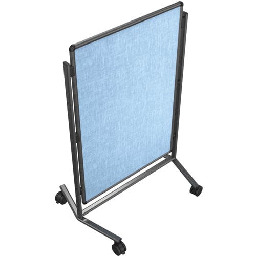 Best-Rite Modifier XV Adjustable Height Easel  - 2 Sided Vinyl Bulletin Board (Black Frame)