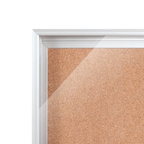 Best-Rite Natural Cork Economy Enclosed Bulletin Board