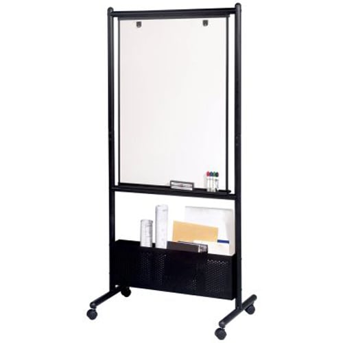 Best-Rite Nest Easel - 2 Sided Laminate Whiteboard with Black Frame