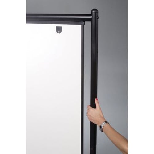 Best-Rite Nest Easel - 2 Sided Laminate Whiteboard with Black Frame