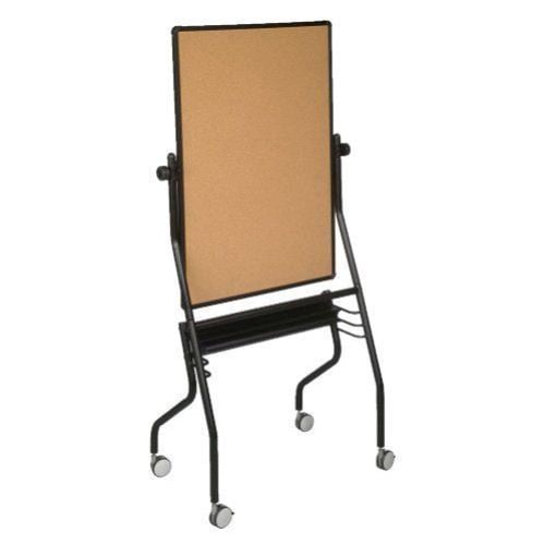 Best-Rite Nester Reversible Porcelain Markerboard - Cork Board Easel