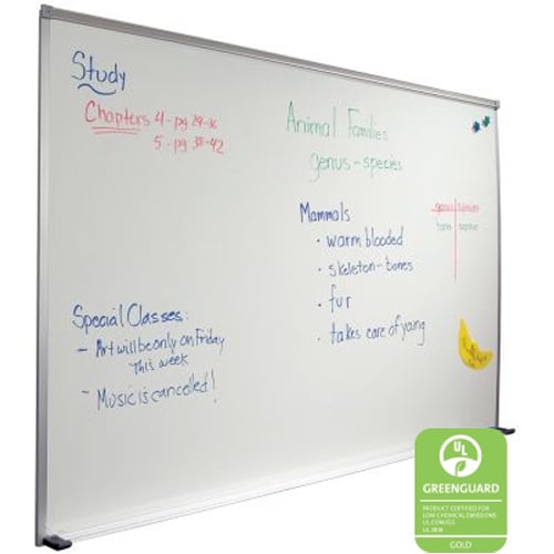 Best-Rite Porcelain Steel Markerboard with Deluxe Aluminum Trim