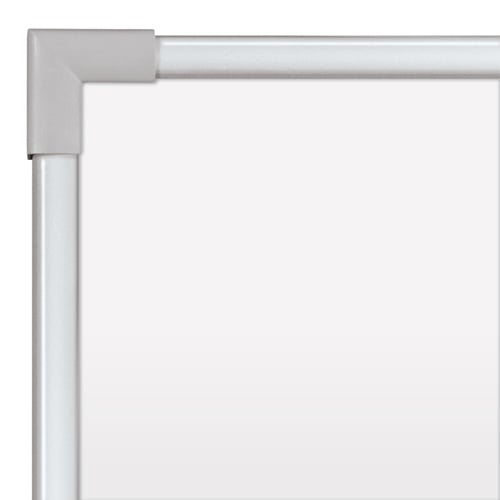 Best-Rite Porcelain Steel Markerboard with Silver Ultra Trim