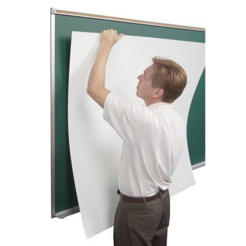 Best-Rite Porcelain Steel Self-Adhesive Whiteboard Resurfacing Skin