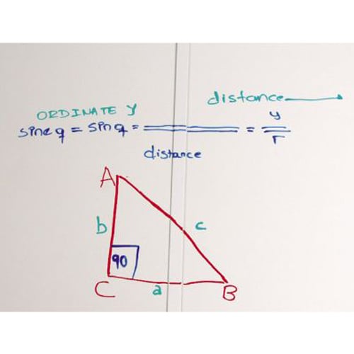 Best-Rite Porcelain Steel Self-Adhesive Whiteboard Resurfacing Skin