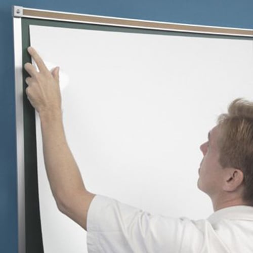 Best-Rite Porcelain Steel Self-Adhesive Whiteboard Resurfacing Skin